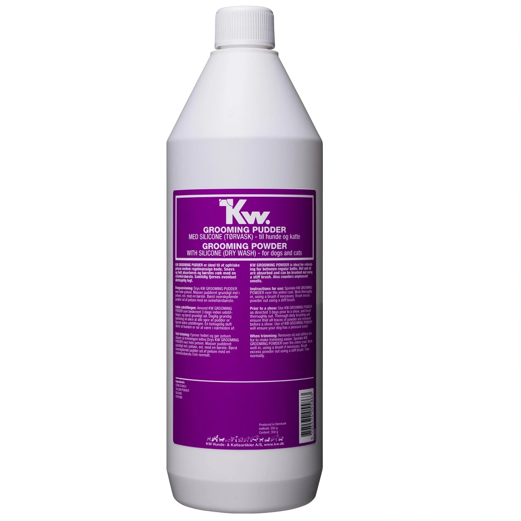 KW Grooming Pudder (tørvask til hund og kat) 350 gram